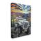 Stupell Industries Dogs Off-Roading Desert Drive Mountain Sunset Canvas Wall Art